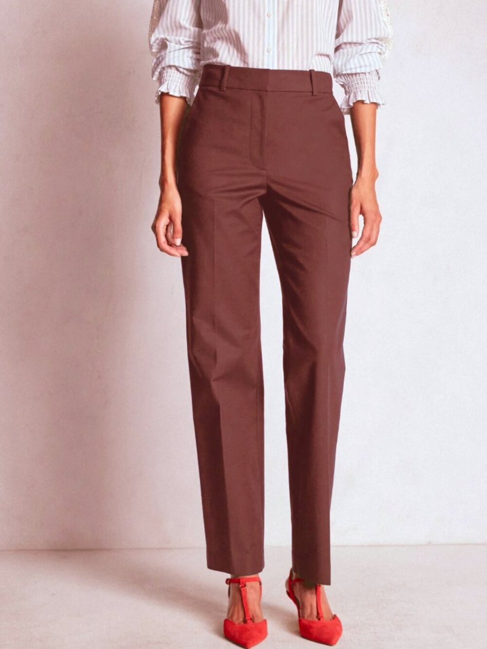 Boden Canonbury Tailored Cotton Pants